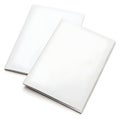 Two plain white brochures Royalty Free Stock Photo