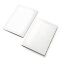 Two plain white brochures Royalty Free Stock Photo