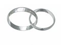 Two platinum wedding rings