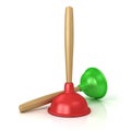 Two plungers Royalty Free Stock Photo