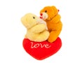 Two plush toys Teddy Bear