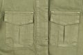 Two pocket khaki color close-up