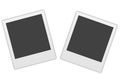 Two polaroids Royalty Free Stock Photo