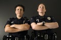 Two policewomen. Royalty Free Stock Photo