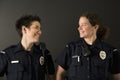 Two Policewomen. Royalty Free Stock Photo