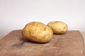 Two potatoes Royalty Free Stock Photo