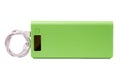 Two power bank with usb cable Royalty Free Stock Photo