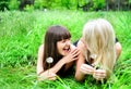 Two pretty girls Royalty Free Stock Photo