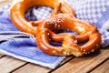 Two pretzels Royalty Free Stock Photo