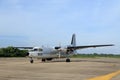 Two propeller aircraft