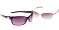 Two purple sunglasses Royalty Free Stock Photo