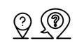 Two Question Mark Speech Bubbles Vector, vector design Generative AI Royalty Free Stock Photo