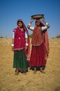 Two Rabari tribewomen Royalty Free Stock Photo
