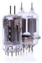 Two radio tubes Royalty Free Stock Photo