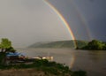 Two rainbows over the Denibue