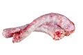 Two raw turkey necks Royalty Free Stock Photo