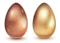 Realistic Easter eggs Royalty Free Stock Photo