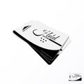 Two Realistic Hotel Keycard On White Table