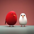 Minimalist 3d Birds: Playful And Colorful Code-based Creations