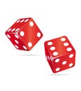 Two red dices