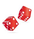 Two red dices