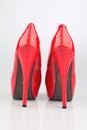 Two red high heels