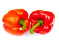 Two red peppers, Royalty Free Stock Photo