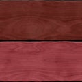 Two red purple brown wooden wood planks