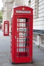 Two Red Telephone Booths, London Royalty Free Stock Photo