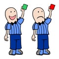 Two referee Royalty Free Stock Photo