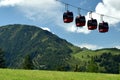 Relaxing Place under Cableway, Kitzbuheler Alpen, Tirol, Austria