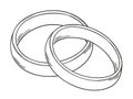 Two rings Royalty Free Stock Photo