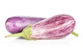 Two ripe eggplants Royalty Free Stock Photo