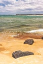 Two Rocks On A Beach Royalty Free Stock Photo