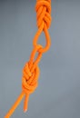 Two ropes connected among themselves