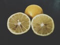 Lemon on backround