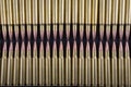 Two Rows of Rifle rounds Royalty Free Stock Photo