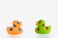 Two rubber duck Royalty Free Stock Photo