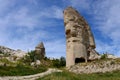 Two ruined ancient christian churches, Cappadocia