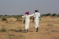 Two Rural Indian traditional attire