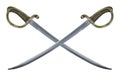 Two sabers Royalty Free Stock Photo