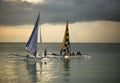 Two sailing boat Royalty Free Stock Photo