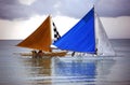Two sailing boat Royalty Free Stock Photo