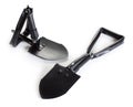 Two sapper shovels Royalty Free Stock Photo