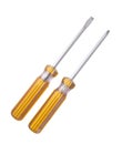 Two screwdrivers Royalty Free Stock Photo