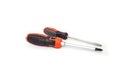 Two screwdrivers isolated on white Royalty Free Stock Photo
