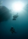 Two scuba divers Royalty Free Stock Photo