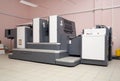 Two-section offset printed machine Royalty Free Stock Photo