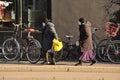 Two senior female citizen in Copenhagen Denmark