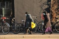 Two senior female citizen in Copenhagen Denmark